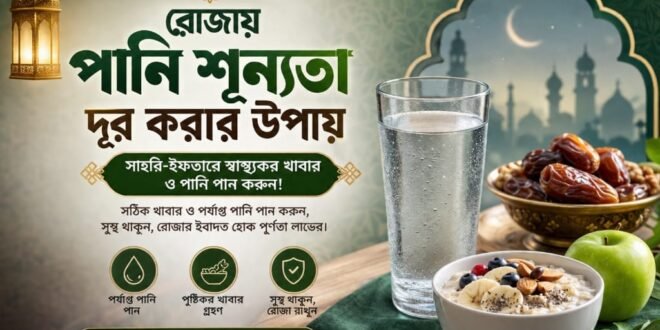 রমজানে ডিহাইড্রেশন প্রতিরোধ